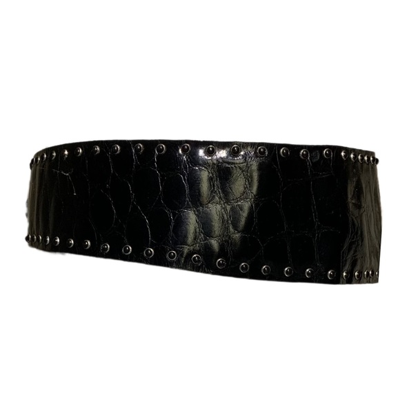 Black Patent Leather Wide Belt. Make it your own. I’ve retired this piece. - Picture 4 of 6